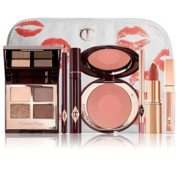 Charlotte Tilbury Golden Goddess Makeup Bag Gift Set Brand New in Original Pack - Picture 1 of 3